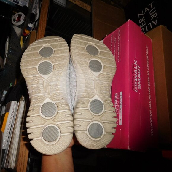 9M SKECHERS GO WALK SMART TWILIGHT SILVER - Picture 11 of 13